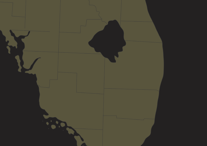 Map highlighting Southwest Florida