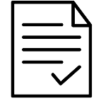 Approved building permit icon